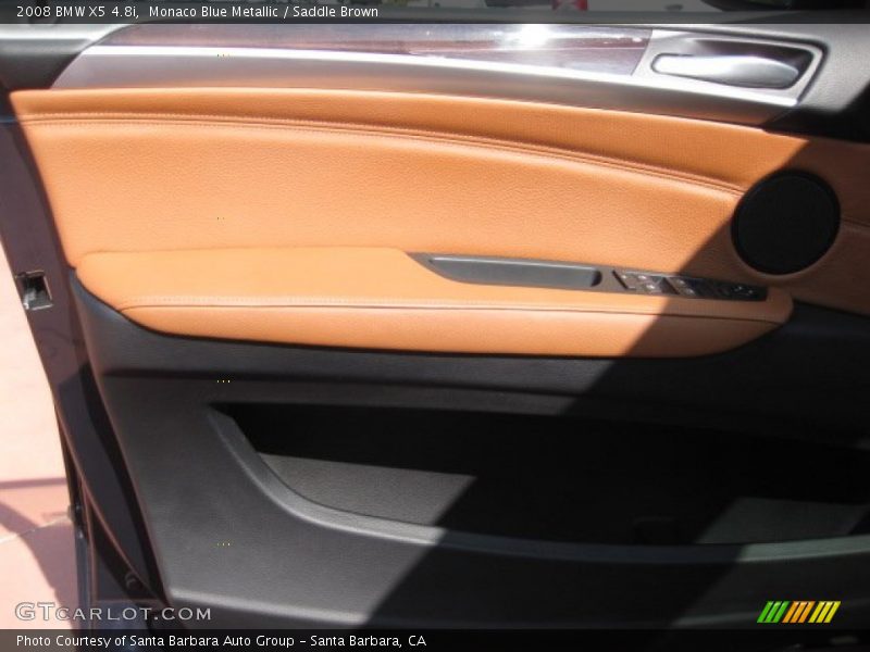 Monaco Blue Metallic / Saddle Brown 2008 BMW X5 4.8i