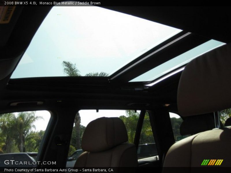 Monaco Blue Metallic / Saddle Brown 2008 BMW X5 4.8i