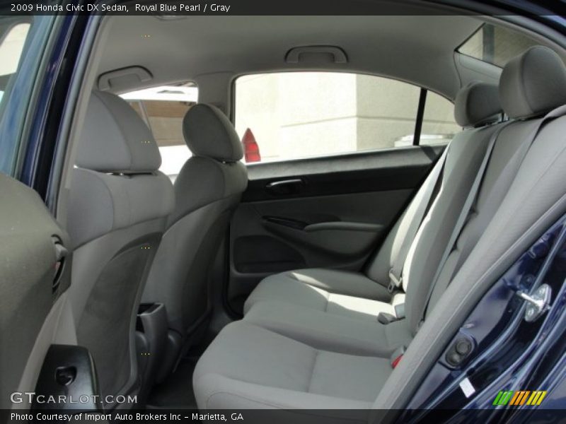 Royal Blue Pearl / Gray 2009 Honda Civic DX Sedan