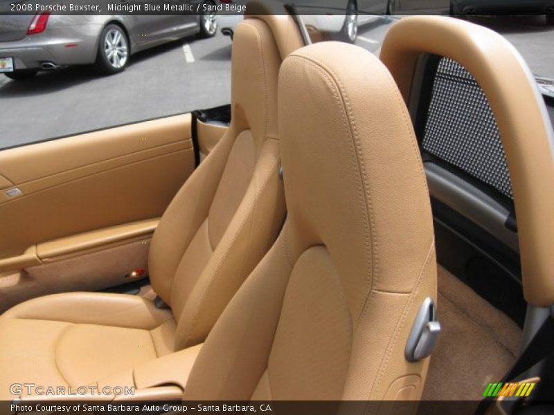Midnight Blue Metallic / Sand Beige 2008 Porsche Boxster