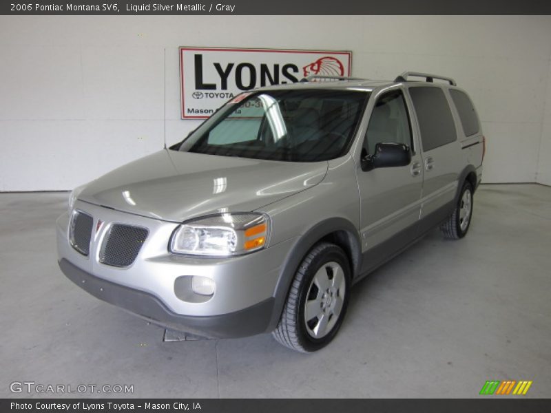 Liquid Silver Metallic / Gray 2006 Pontiac Montana SV6