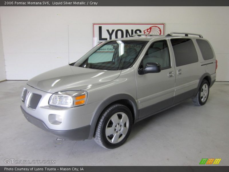 Liquid Silver Metallic / Gray 2006 Pontiac Montana SV6