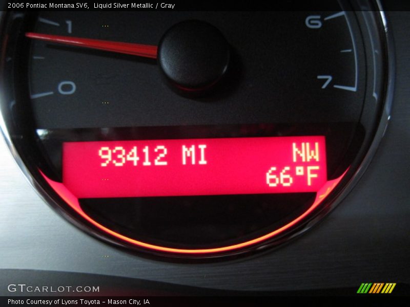 Liquid Silver Metallic / Gray 2006 Pontiac Montana SV6