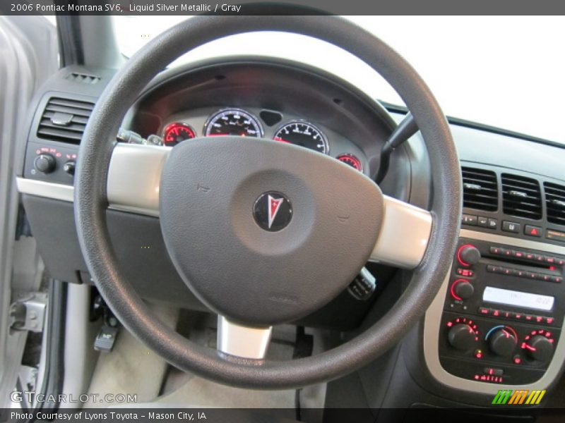 Liquid Silver Metallic / Gray 2006 Pontiac Montana SV6