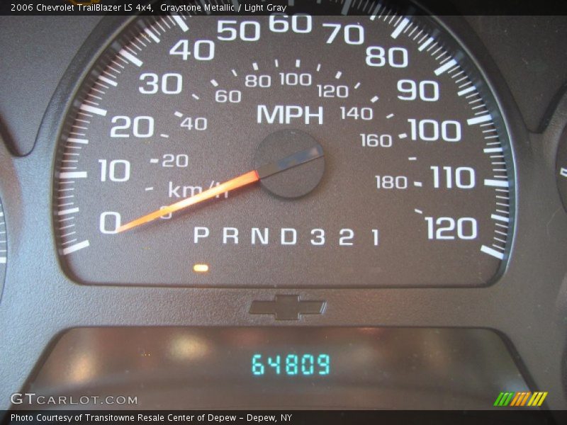 Graystone Metallic / Light Gray 2006 Chevrolet TrailBlazer LS 4x4