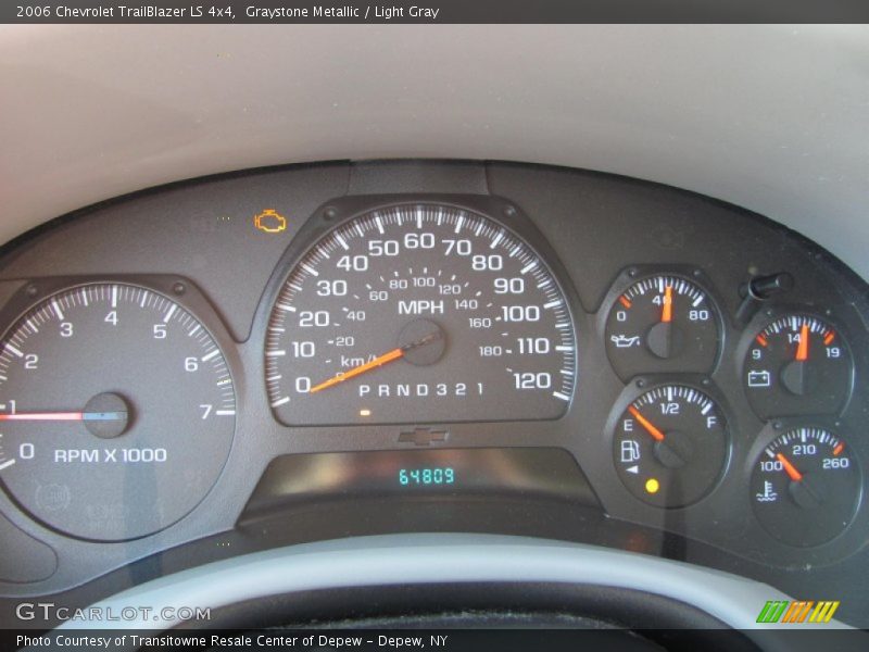 Graystone Metallic / Light Gray 2006 Chevrolet TrailBlazer LS 4x4