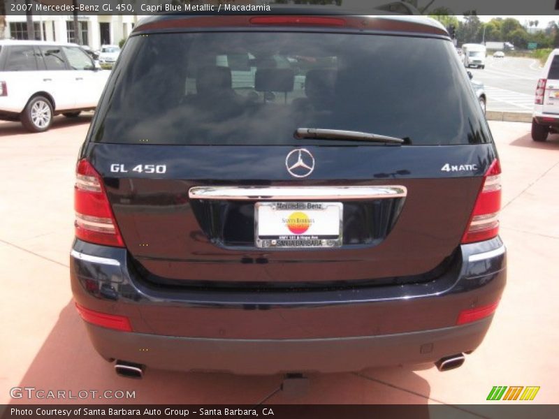 Capri Blue Metallic / Macadamia 2007 Mercedes-Benz GL 450
