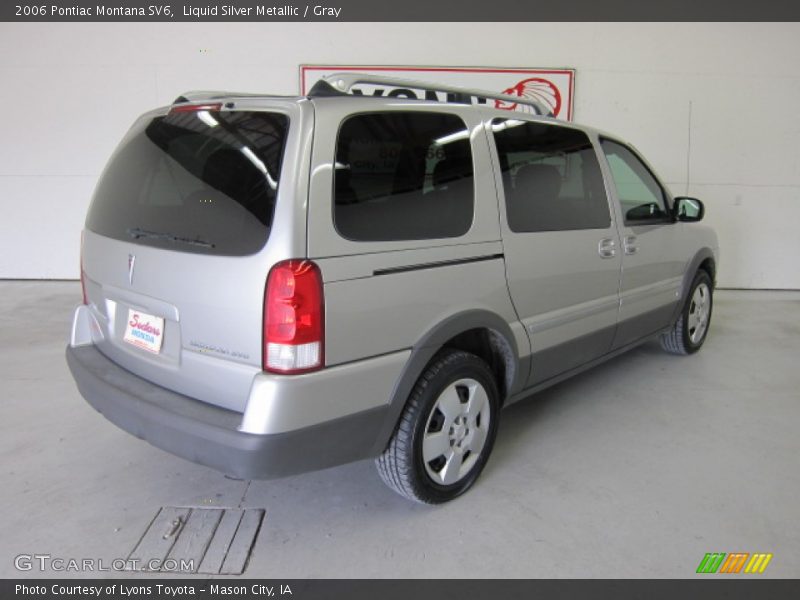 Liquid Silver Metallic / Gray 2006 Pontiac Montana SV6