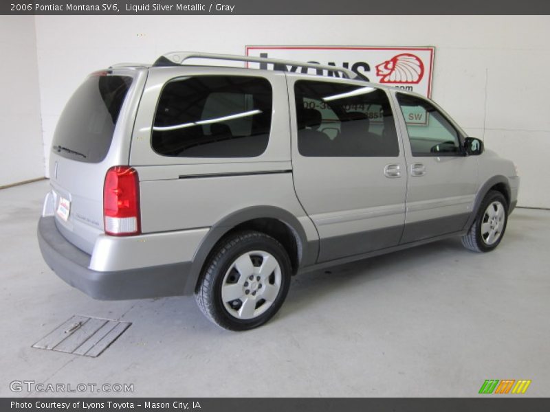 Liquid Silver Metallic / Gray 2006 Pontiac Montana SV6
