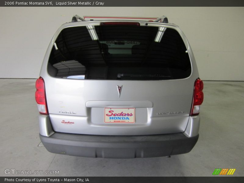 Liquid Silver Metallic / Gray 2006 Pontiac Montana SV6