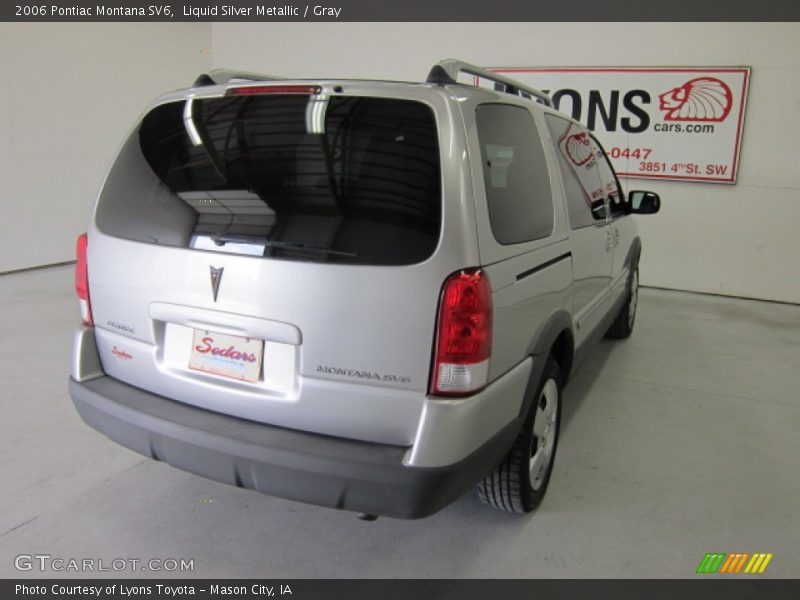 Liquid Silver Metallic / Gray 2006 Pontiac Montana SV6