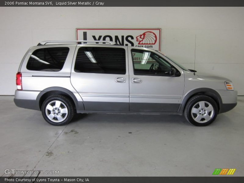 Liquid Silver Metallic / Gray 2006 Pontiac Montana SV6