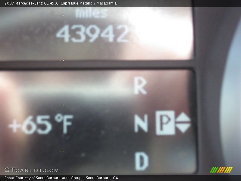 Capri Blue Metallic / Macadamia 2007 Mercedes-Benz GL 450