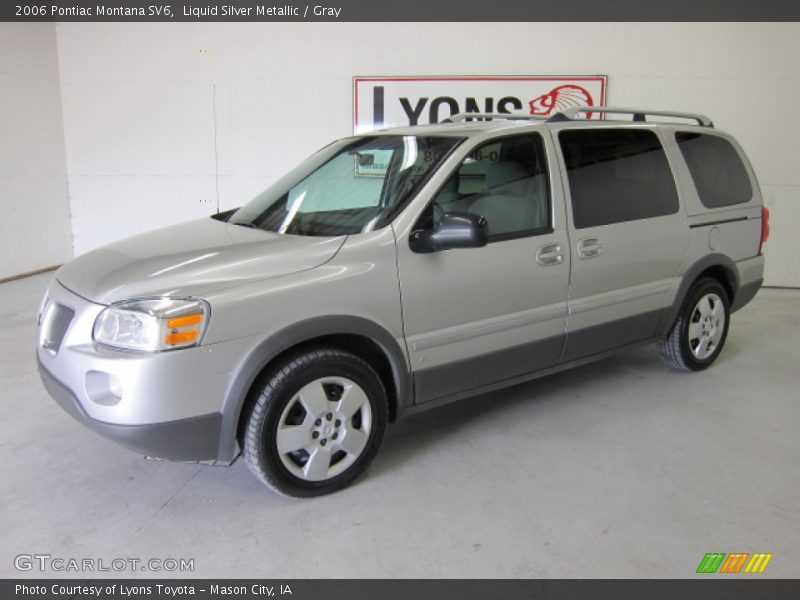 Liquid Silver Metallic / Gray 2006 Pontiac Montana SV6