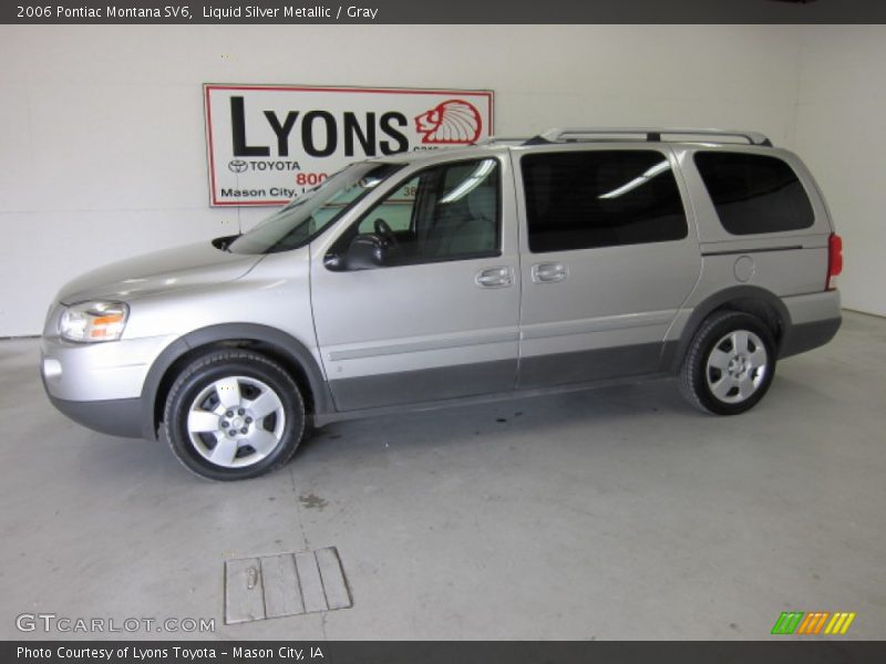 Liquid Silver Metallic / Gray 2006 Pontiac Montana SV6