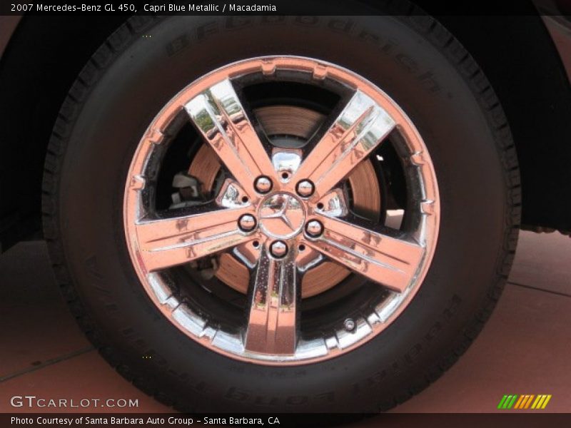 Capri Blue Metallic / Macadamia 2007 Mercedes-Benz GL 450