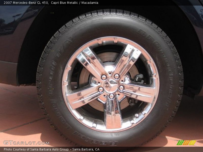 Capri Blue Metallic / Macadamia 2007 Mercedes-Benz GL 450