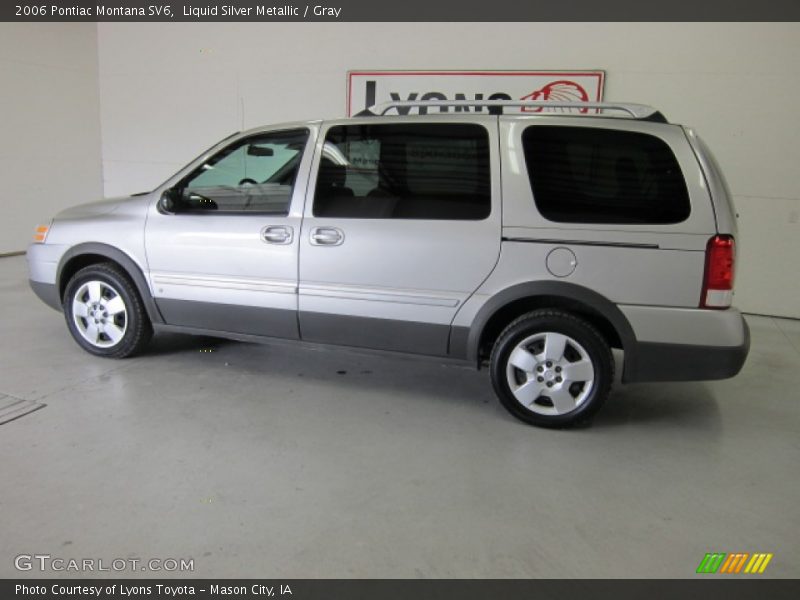 Liquid Silver Metallic / Gray 2006 Pontiac Montana SV6