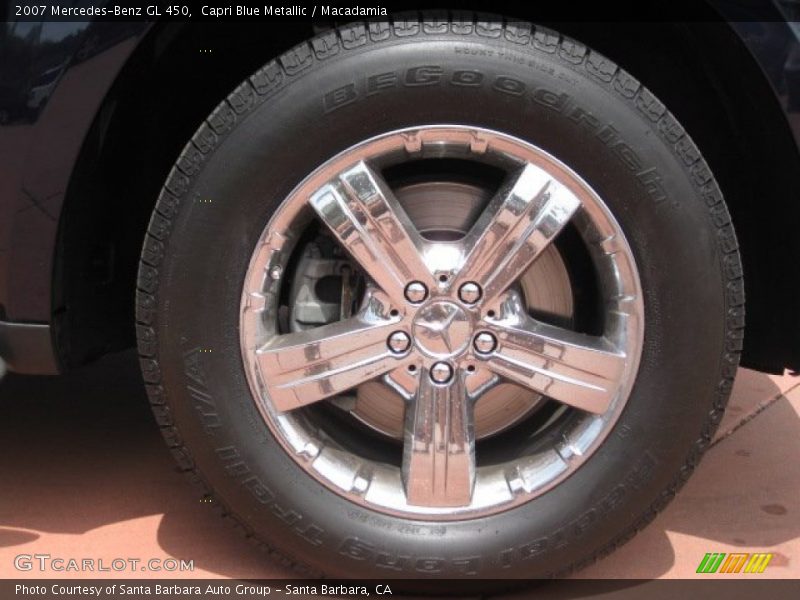 Capri Blue Metallic / Macadamia 2007 Mercedes-Benz GL 450