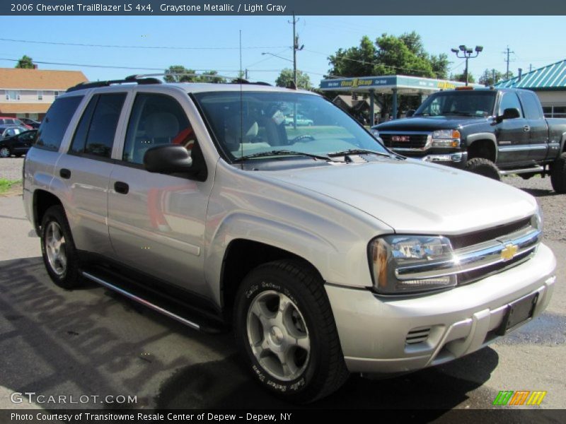 Graystone Metallic / Light Gray 2006 Chevrolet TrailBlazer LS 4x4