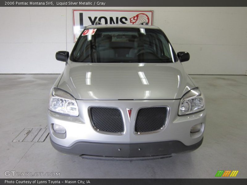 Liquid Silver Metallic / Gray 2006 Pontiac Montana SV6