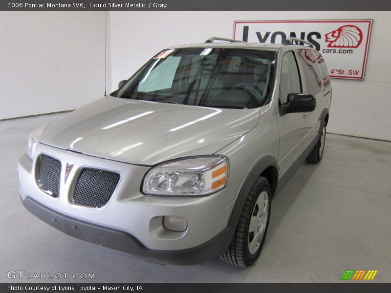 Liquid Silver Metallic / Gray 2006 Pontiac Montana SV6