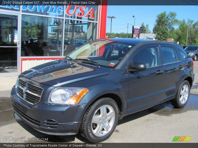 Steel Blue Metallic / Pastel Slate Gray 2007 Dodge Caliber SXT