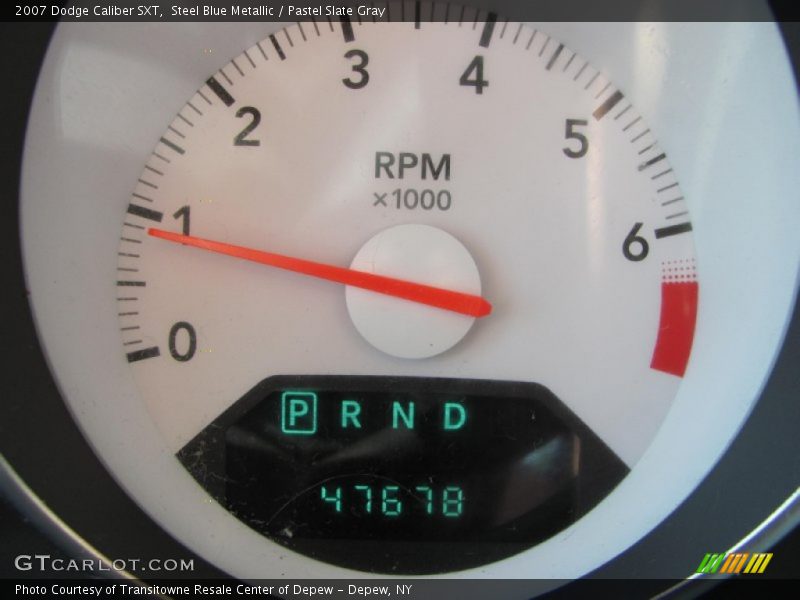Steel Blue Metallic / Pastel Slate Gray 2007 Dodge Caliber SXT