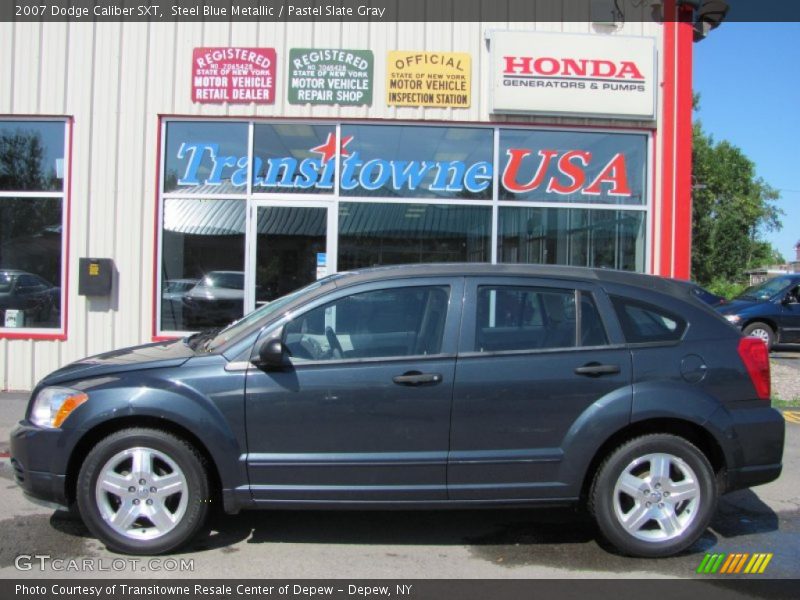 Steel Blue Metallic / Pastel Slate Gray 2007 Dodge Caliber SXT