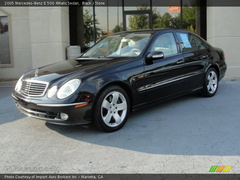 Black / Stone 2005 Mercedes-Benz E 500 4Matic Sedan