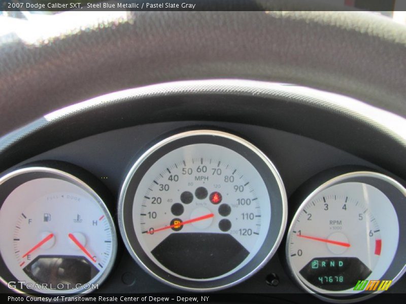 Steel Blue Metallic / Pastel Slate Gray 2007 Dodge Caliber SXT