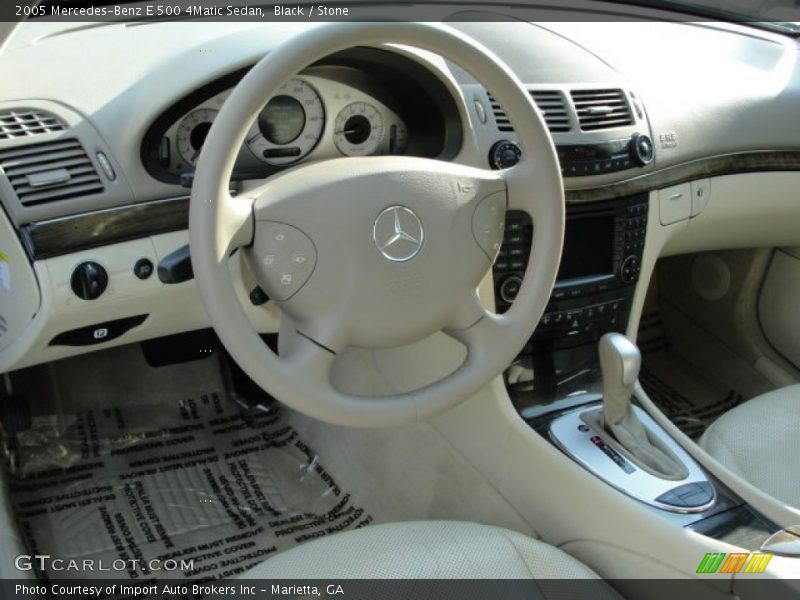 Black / Stone 2005 Mercedes-Benz E 500 4Matic Sedan