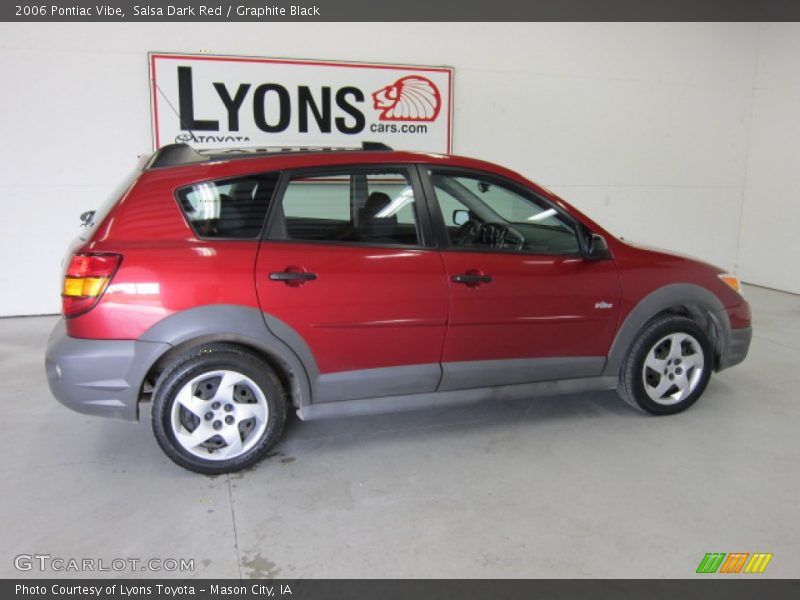 Salsa Dark Red / Graphite Black 2006 Pontiac Vibe