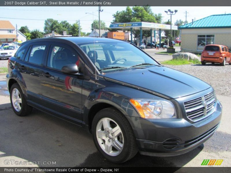 Steel Blue Metallic / Pastel Slate Gray 2007 Dodge Caliber SXT