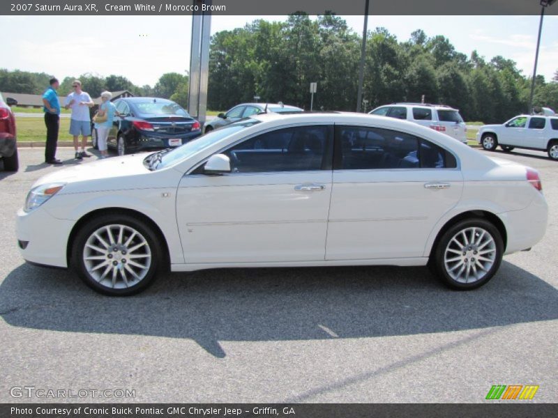 Cream White / Morocco Brown 2007 Saturn Aura XR