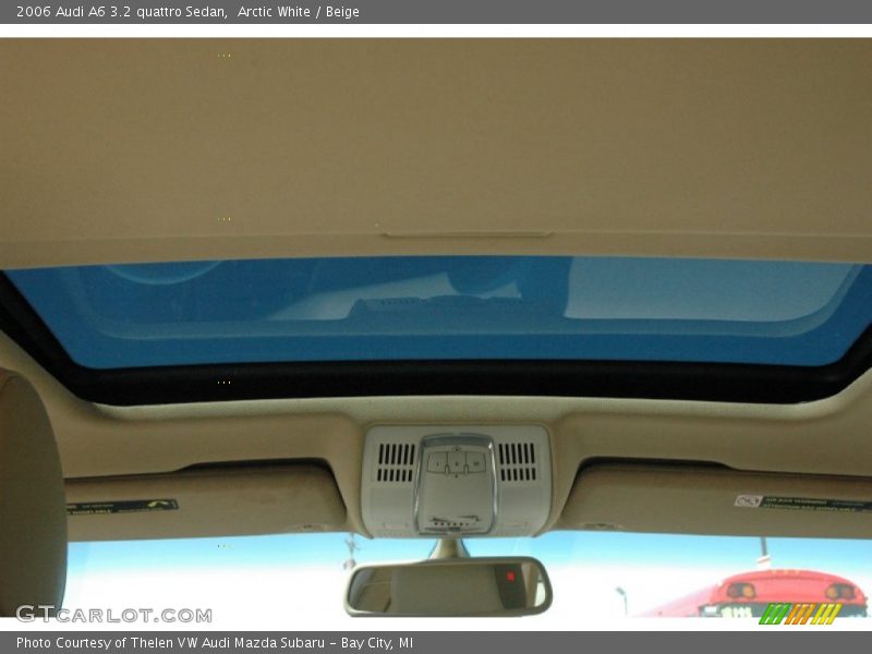 Arctic White / Beige 2006 Audi A6 3.2 quattro Sedan
