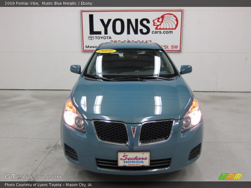 Mystic Blue Metallic / Ebony 2009 Pontiac Vibe