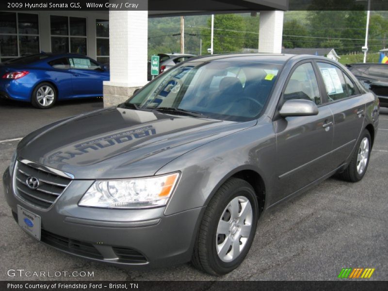 Willow Gray / Gray 2009 Hyundai Sonata GLS