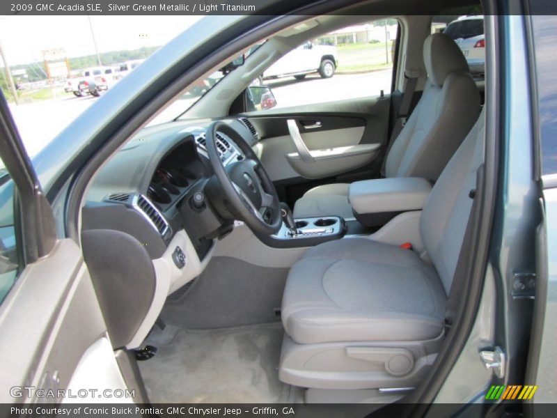 Silver Green Metallic / Light Titanium 2009 GMC Acadia SLE