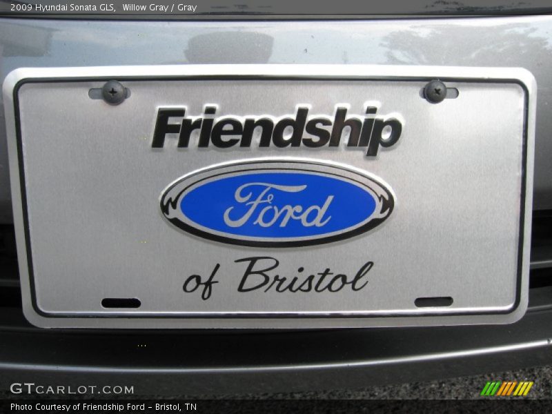 Willow Gray / Gray 2009 Hyundai Sonata GLS