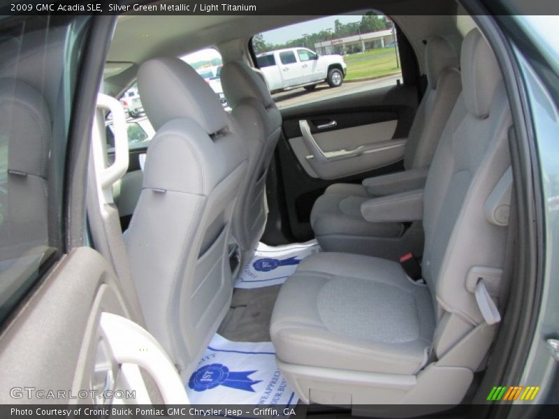 Silver Green Metallic / Light Titanium 2009 GMC Acadia SLE