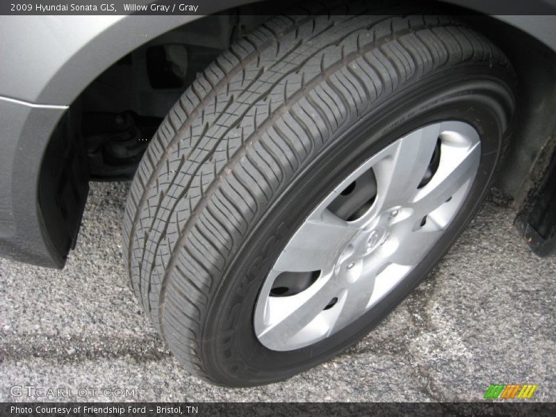 Willow Gray / Gray 2009 Hyundai Sonata GLS