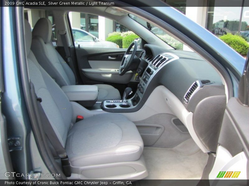 Silver Green Metallic / Light Titanium 2009 GMC Acadia SLE