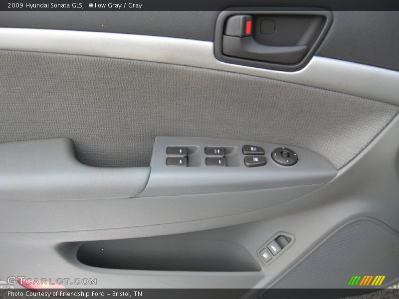 Willow Gray / Gray 2009 Hyundai Sonata GLS
