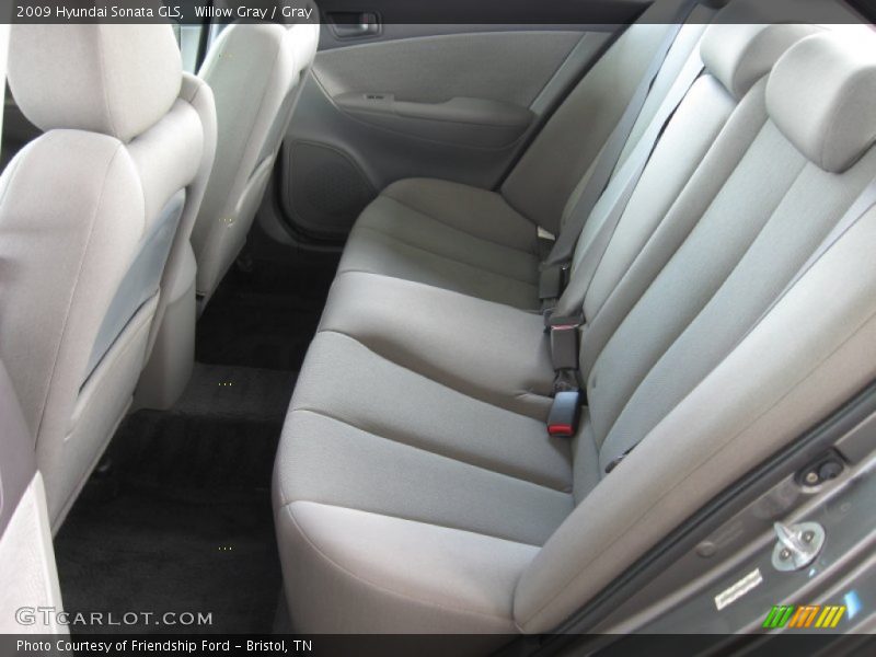 Willow Gray / Gray 2009 Hyundai Sonata GLS