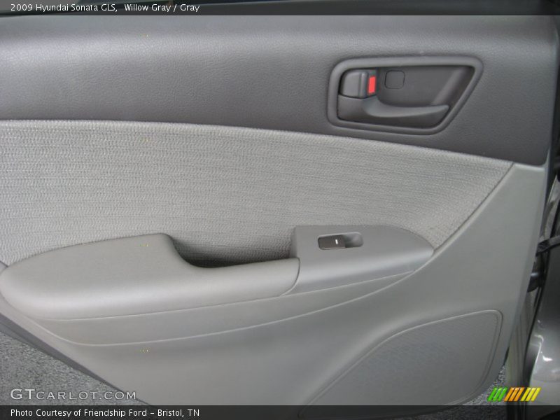 Willow Gray / Gray 2009 Hyundai Sonata GLS