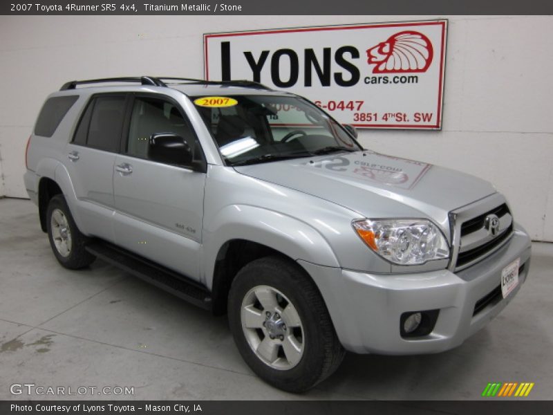 Titanium Metallic / Stone 2007 Toyota 4Runner SR5 4x4