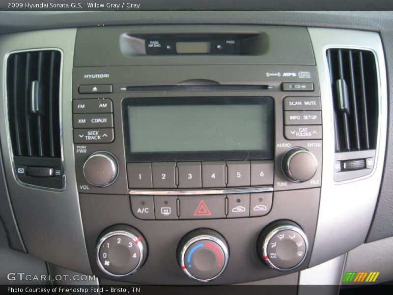 Willow Gray / Gray 2009 Hyundai Sonata GLS