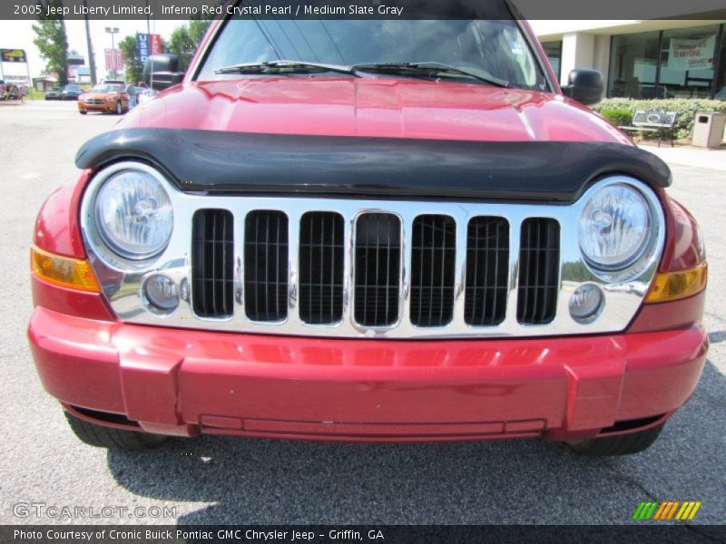Inferno Red Crystal Pearl / Medium Slate Gray 2005 Jeep Liberty Limited