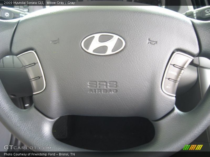 Willow Gray / Gray 2009 Hyundai Sonata GLS